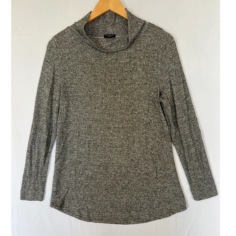 Talbots Metallic Sparkle Sweater Womens Size Medium Petite Lightweight Holiday